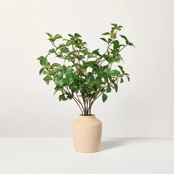 17" Faux Gypsophila Leaf Plant